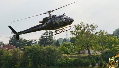 Le Puy du Fou helikopteriga