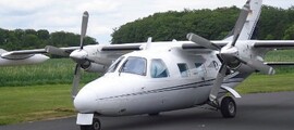 location jet privé - vue cockpit MITSUBISHI MU-2