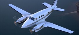 location de jet privé : Cockpit avion Cessna 303 Crusader