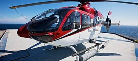Hélicoptère Bell 206 intérieur en cuir