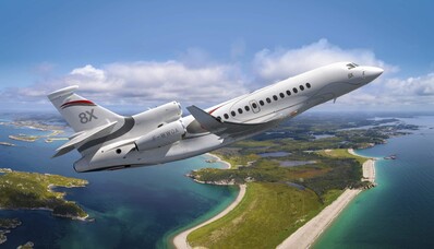 Falcon 8X parandab oma salongi