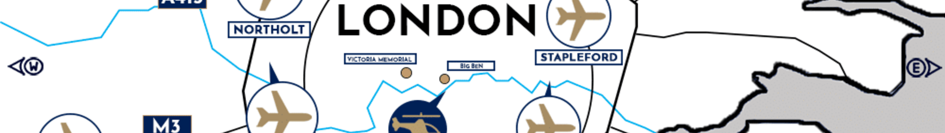 Kus maandada eralennuki Londonis