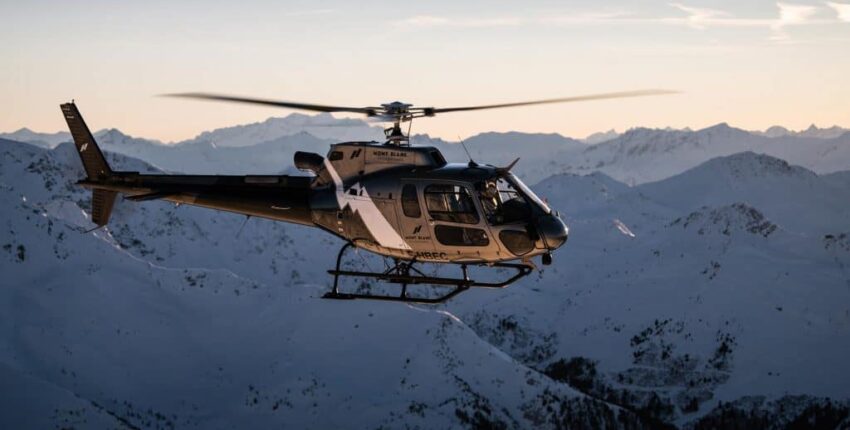 Genf - Courchevel: helikopteritransfeer