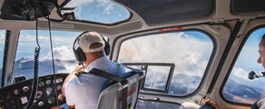 Helikopterilend üle Etna mäe