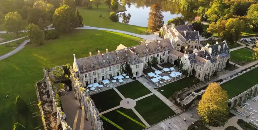 Abbaye des Vaux de Cernay: kogemus helikopteriga