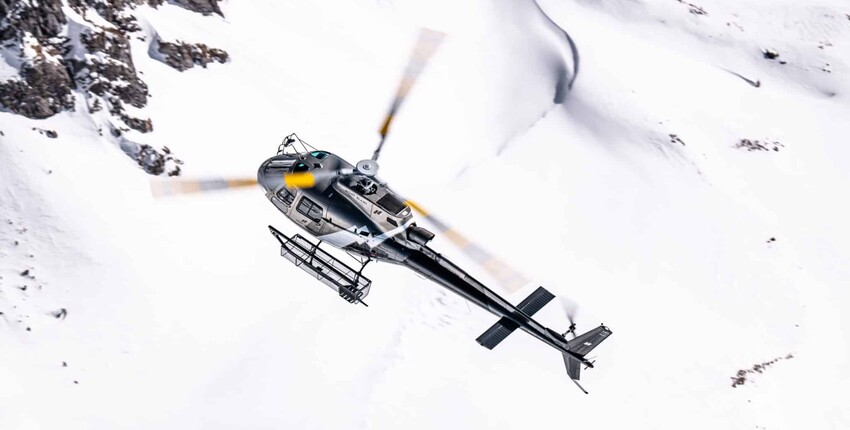 Lyon - Megève: helikopteritransfeer
