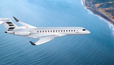 Bombardier Global 8000 kanada tootja võtab kasutusele kiireima ärilennuki pärast Concorde’i kasutuselevõttu